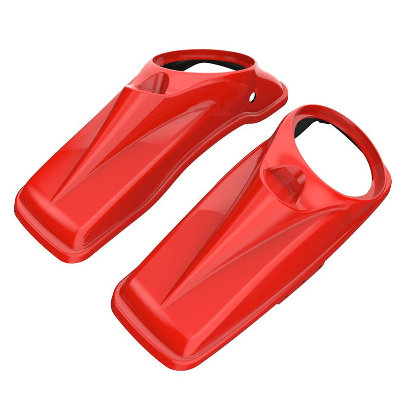 Advanblack 8'' Saddlebag Speaker Lids Cover for 2014-2023 Harley Davidson Touring