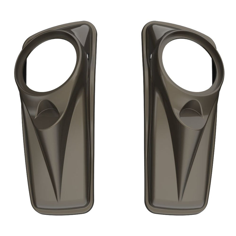 Advanblack 8'' Saddlebag Speaker Lids Cover for 2014-2023 Harley Davidson Touring