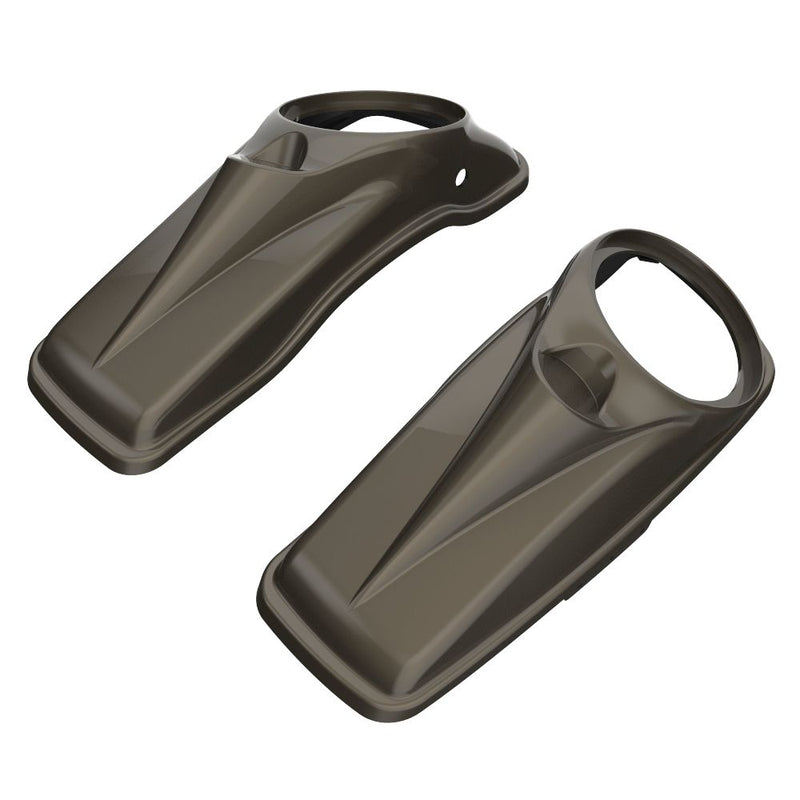 Advanblack 8'' Saddlebag Speaker Lids Cover for 2014-2023 Harley Davidson Touring