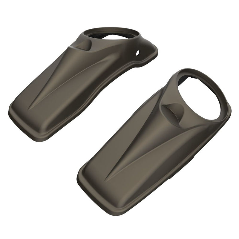 Advanblack 8'' Saddlebag Speaker Lids Cover for 2014-2023 Harley Davidson Touring
