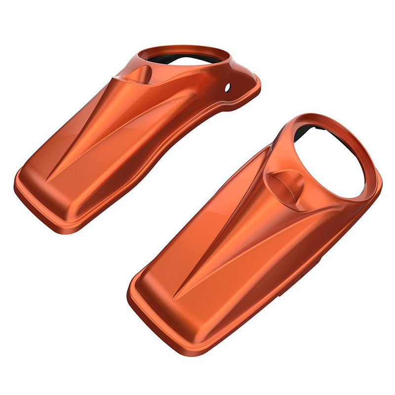 Advanblack 8'' Saddlebag Speaker Lids Cover for 2014-2023 Harley Davidson Touring