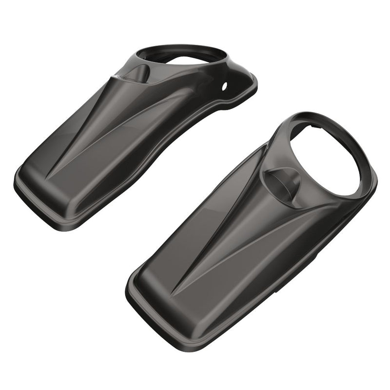 Advanblack 8'' Saddlebag Speaker Lids Cover for 2014-2023 Harley Davidson Touring