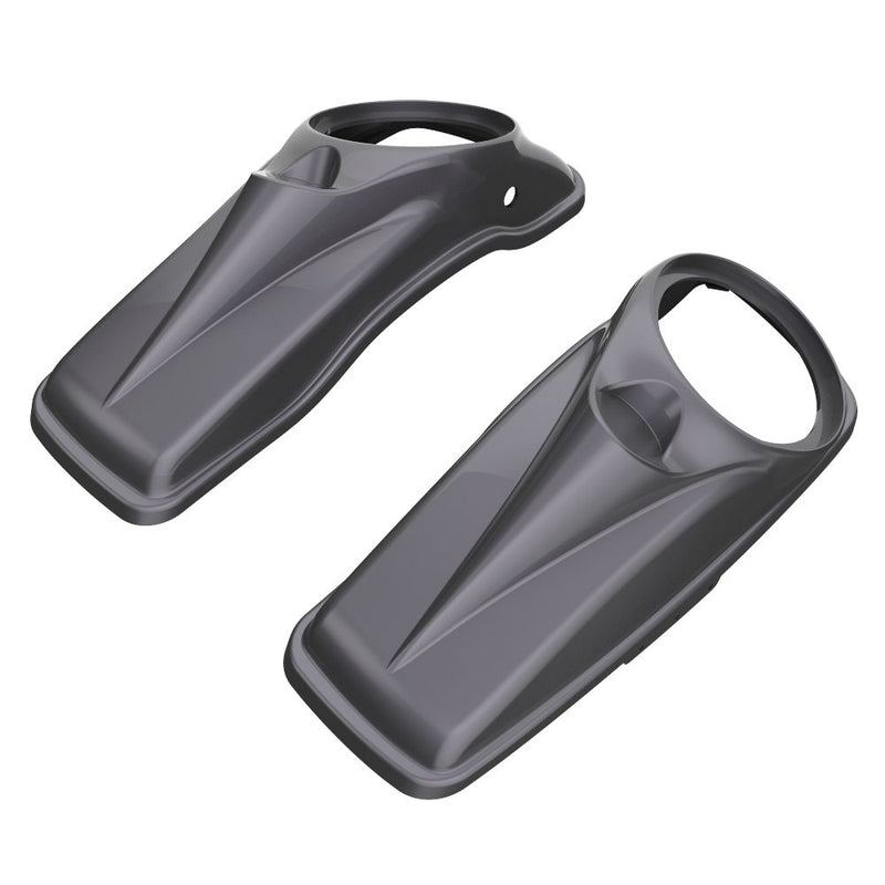 Advanblack 8'' Saddlebag Speaker Lids Cover for 2014-2023 Harley Davidson Touring