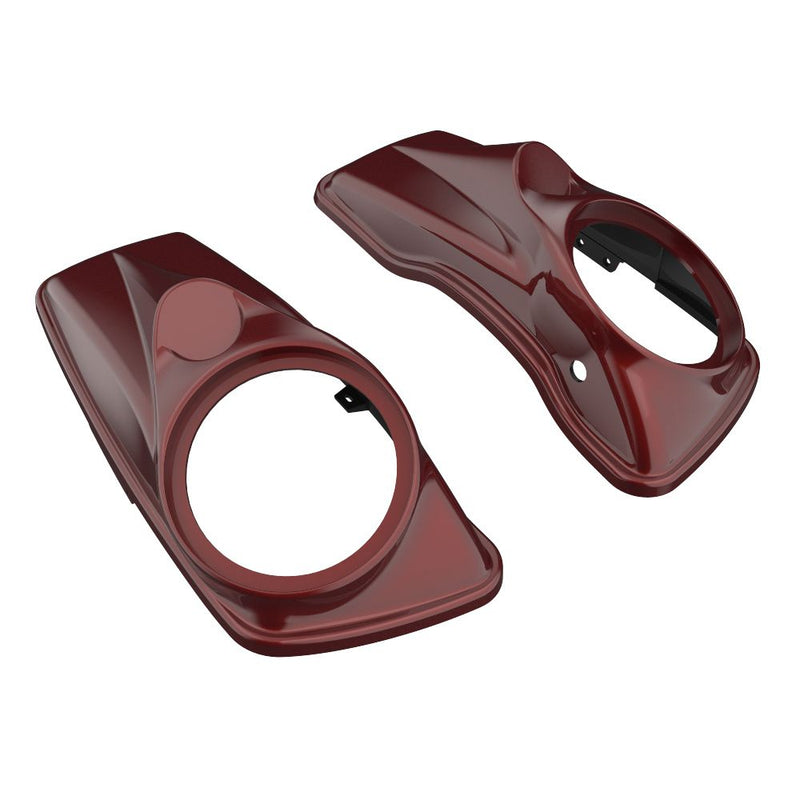 Advanblack 8'' Saddlebag Speaker Lids Cover for 2014-2023 Harley Davidson Touring