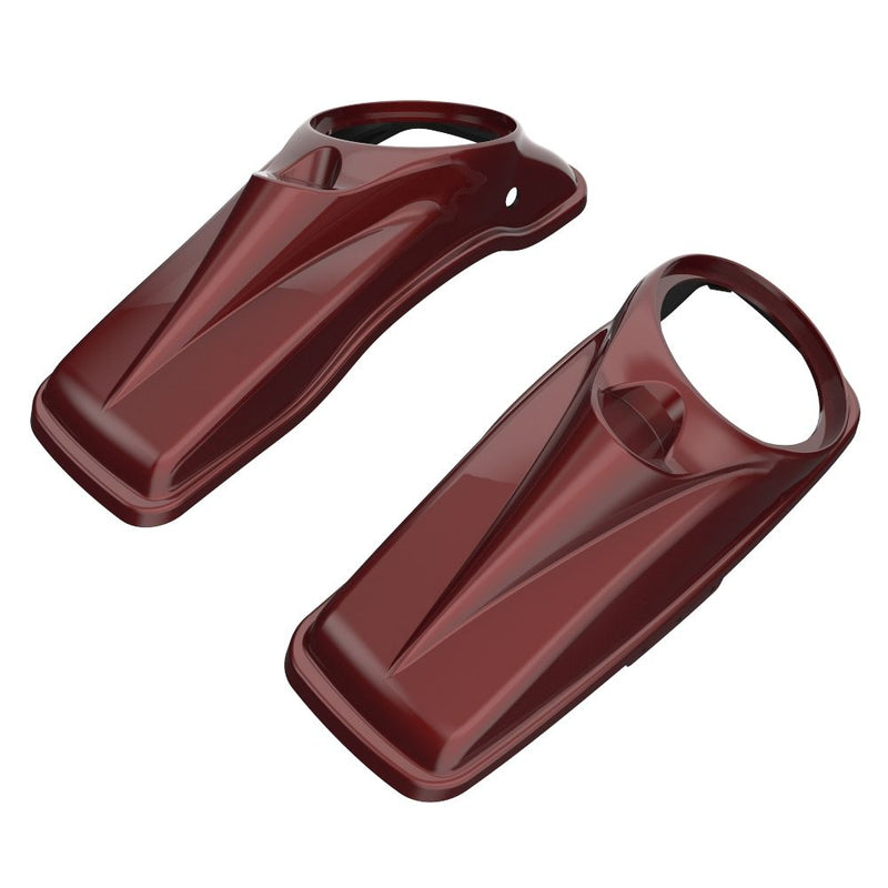 Advanblack 8'' Saddlebag Speaker Lids Cover for 2014-2023 Harley Davidson Touring