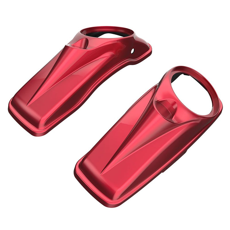 Advanblack 8'' Saddlebag Speaker Lids Cover for 2014-2023 Harley Davidson Touring