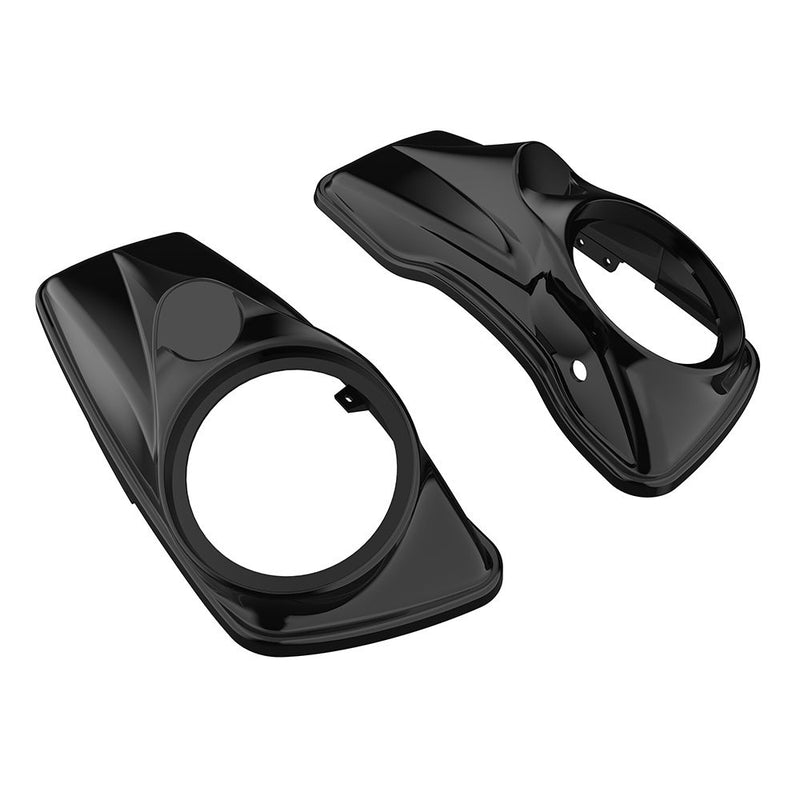 Advanblack 8'' Saddlebag Speaker Lids Cover for 2014-2023 Harley Davidson Touring