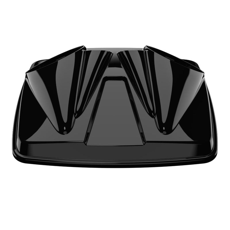 Advanblack Dual 8'' Speaker Lids for Advanblack / OEM Harley Rushmore Razor, Chopped & King Rear Tour Trunk Pack