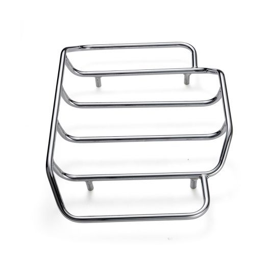 Advanblack Air Wing Chrome Rear Tour Trunk Pack Pack Luggage Rack For Harley Rear Tour Trunk Pack