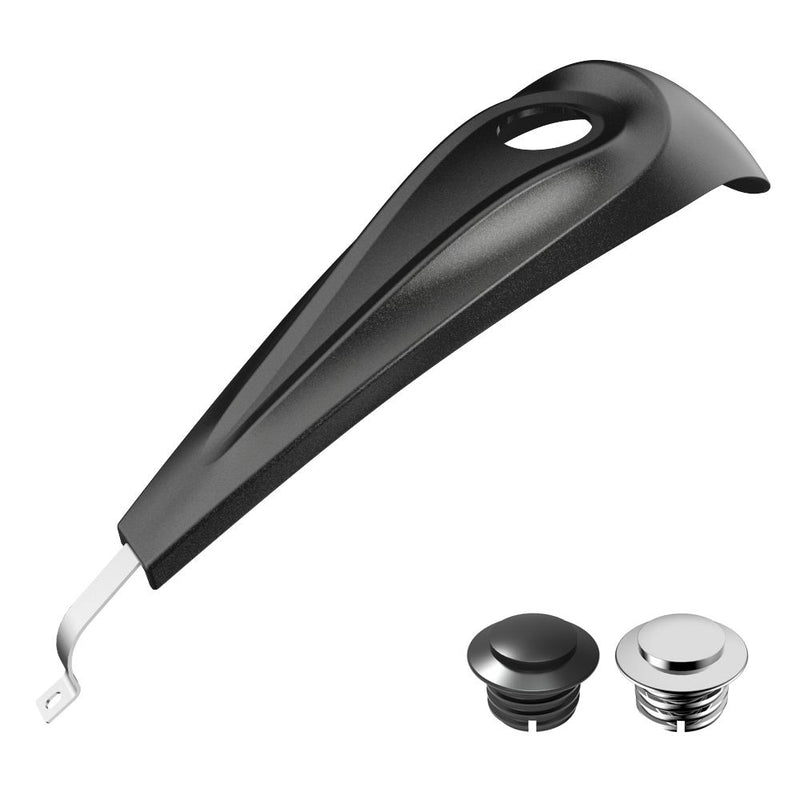 Advanblack Low-profile Tank Dash Console for '08-'23 Harley Street Glide and Road Glide