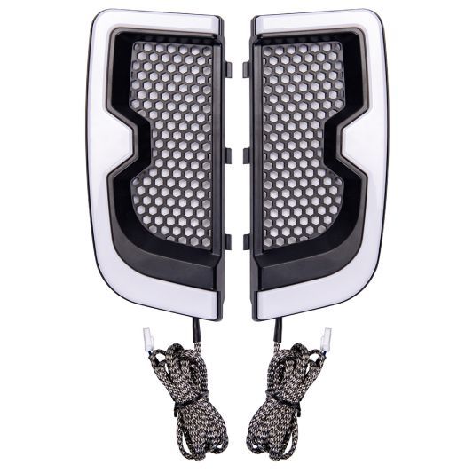 Advanblack Lower Fairings Switchback Flare LED Lights With Grills