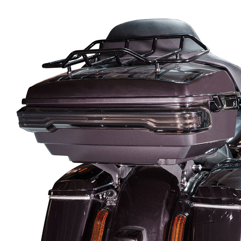 Advanblack 'Reaper'' Smoke Rear Tour Trunk Pack LED Running/Brake/Turn Signals Light