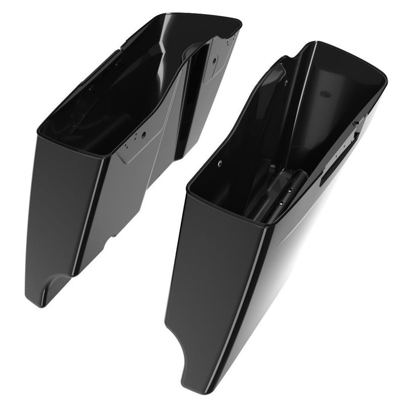 Advanblack 4.5'' Stretched Saddlebag Bottoms for 2014-2023 Harley Davidson Touring