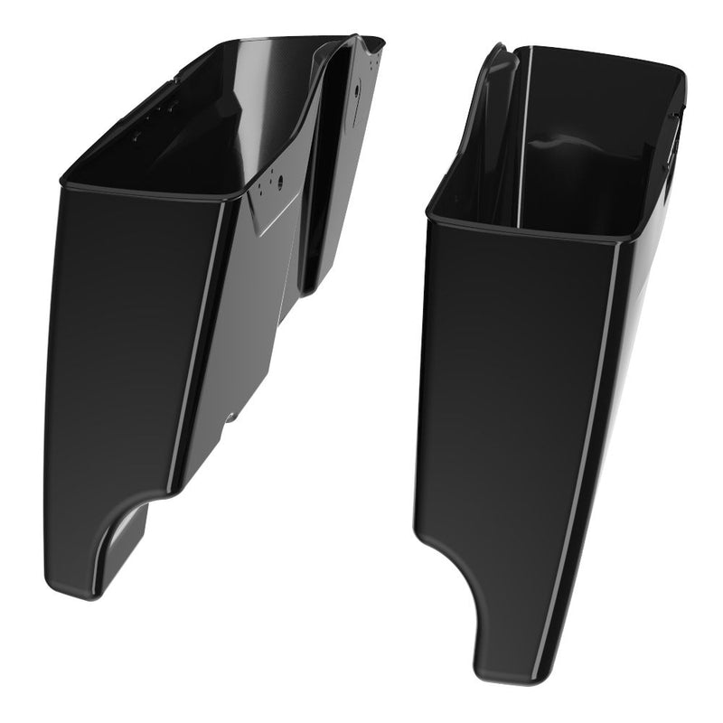 Advanblack 4.5'' Stretched Saddlebag Bottoms for 2014-2023 Harley Davidson Touring