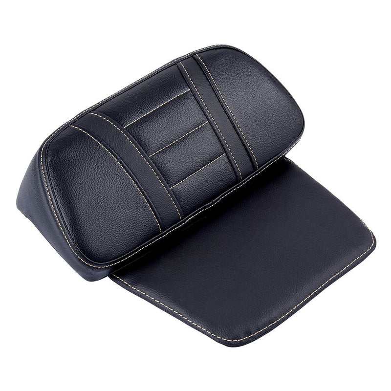 Advanblack Beige Stitching '14 CVO ROAD KING STYLING  Chopped Backrest Pad For Chopped & Razor Rear Tour Trunk Pack