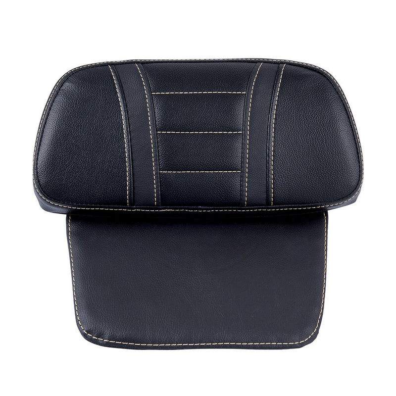 Advanblack Beige Stitching '14 CVO ROAD KING STYLING  Chopped Backrest Pad For Chopped & Razor Rear Tour Trunk Pack