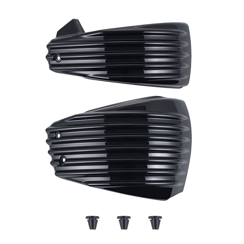 Advanblack Color Matched Ribbed Side Battery Cover for '18-'24 Harley softail