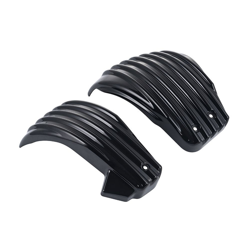 Advanblack Color Matched Ribbed Side Battery Cover for '18-'24 Harley softail