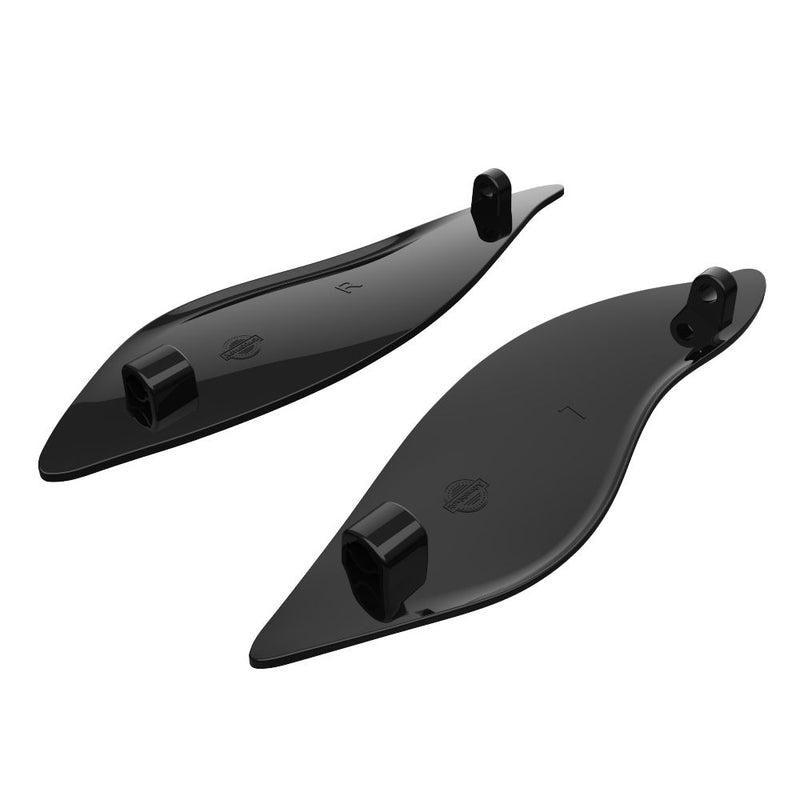 Advanblack Adjustable Fairing Air Deflectors for 2014-2023 Harley Batwing