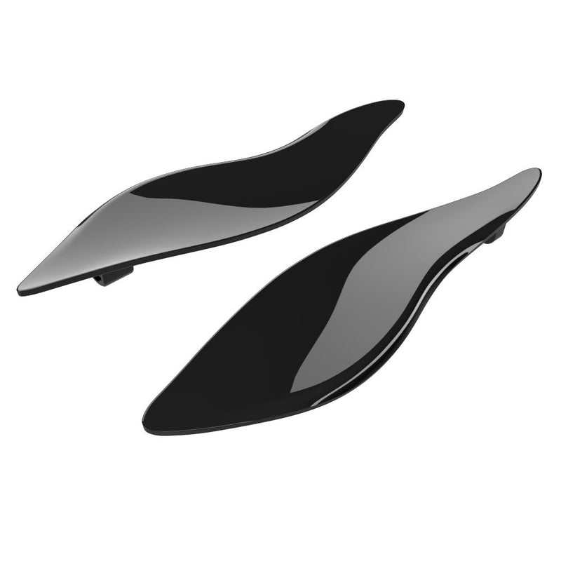 Advanblack Adjustable Fairing Air Deflectors for 2014-2023 Harley Batwing