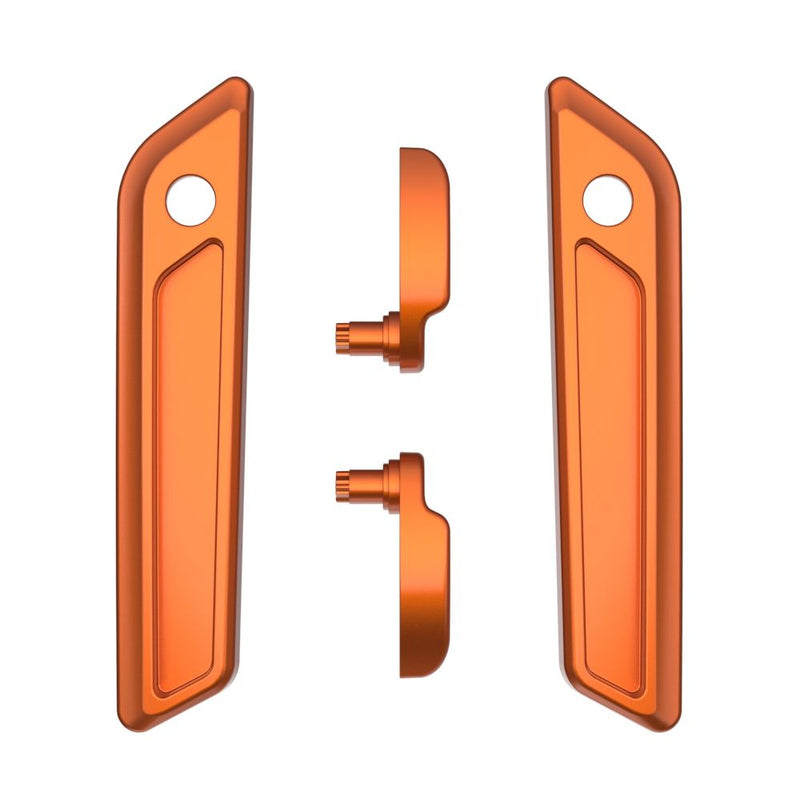Advanblack Color Matched Saddlebag Lid Lever & Latch Cover Set Kit For 2014-2023 Harley Touring