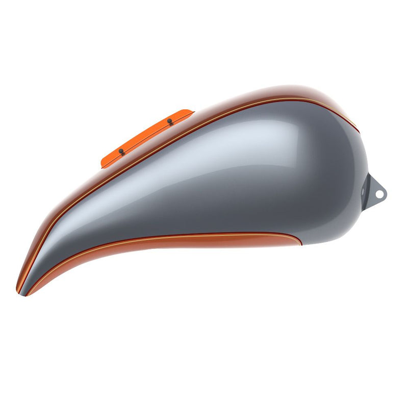 Advanblack Custom Two Tone Stretched Tank Cover for Harley '09-'23 Street Glide & Road Glide & Road King