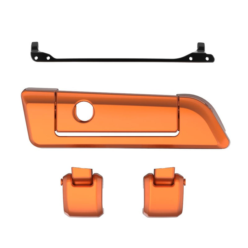 Advanblack Color Matched Hinges & Latch kit  For Advanblack & Harley Razor Chopped King Rear Tour Trunk Pack