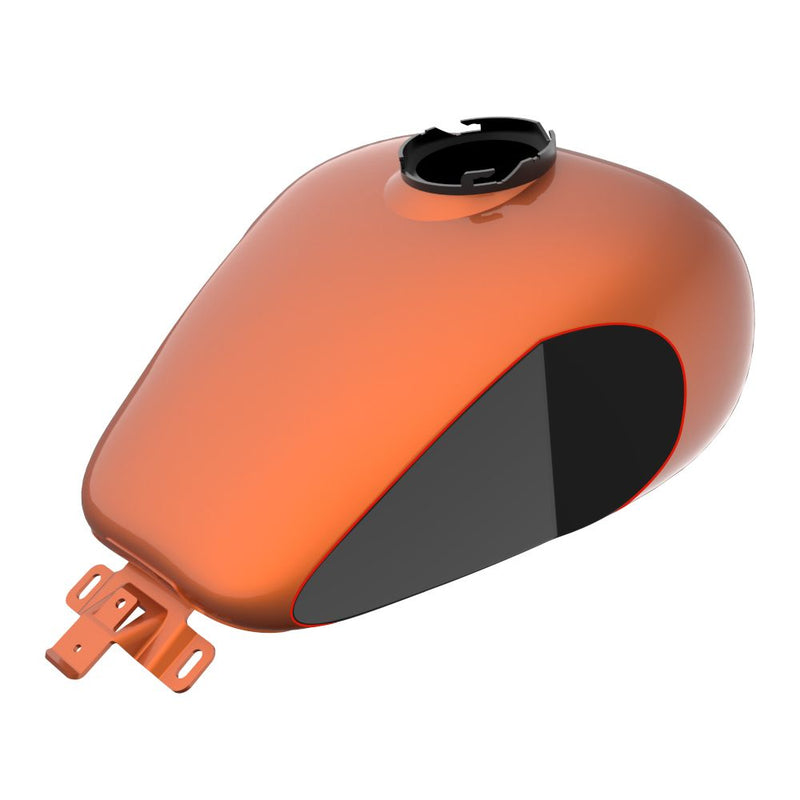 Advanblack Custom Two Tone HOLESHOT Performance Bagger Gas Tank for '08-'23 Harley Tourings