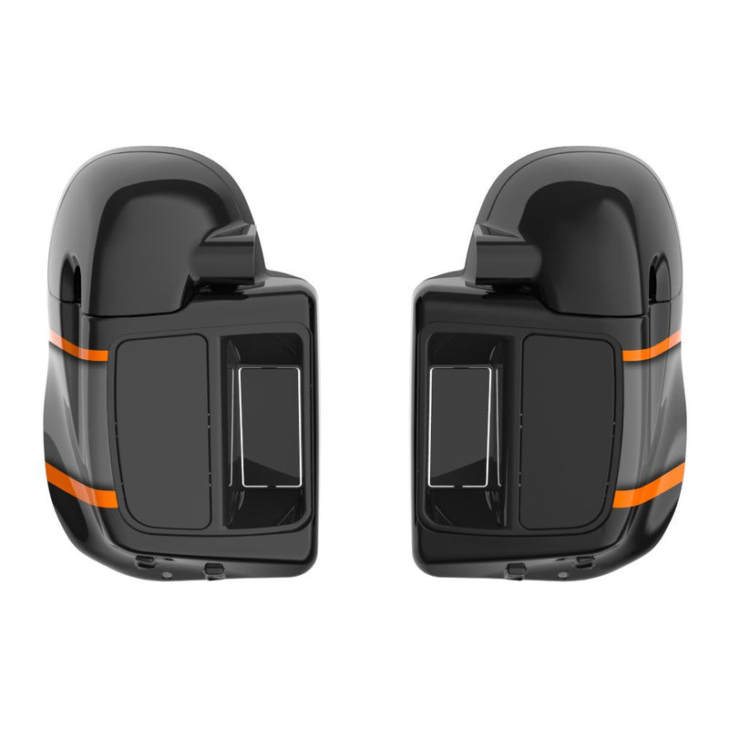 Advanblack Custom Two Tone Rushmore Lower Vented Fairings for 2014-2023 Harley Touring
