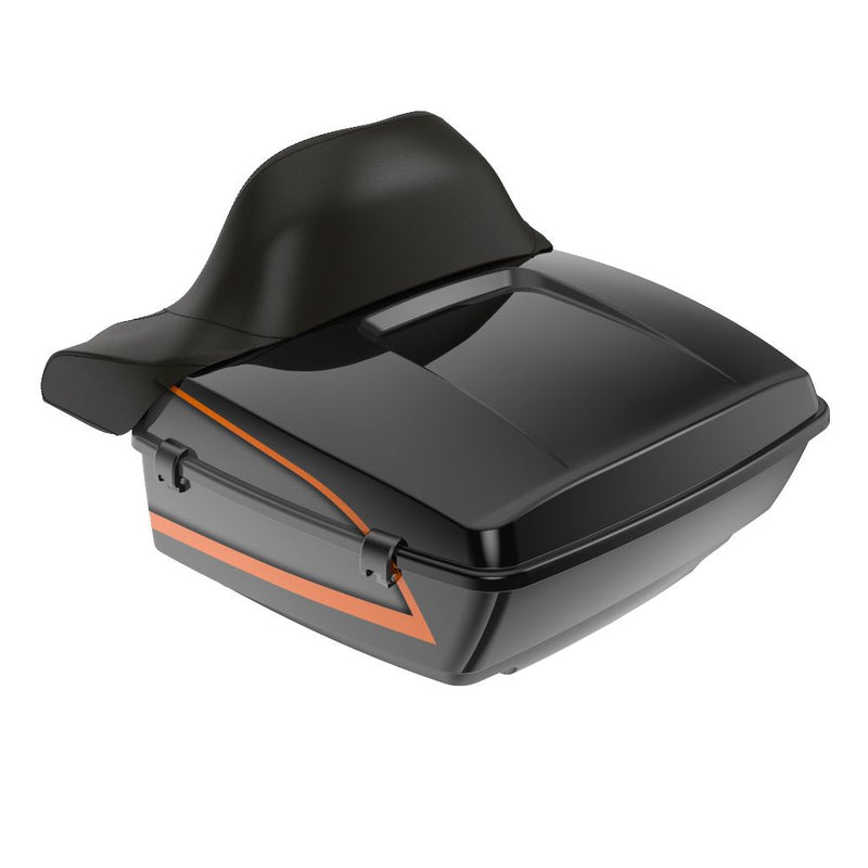 Advanblack APEX RUSHMORE KING Rear Tour Trunk Pack PAD FOR '97-'25 HARLEY TOURING / SOFTAIL