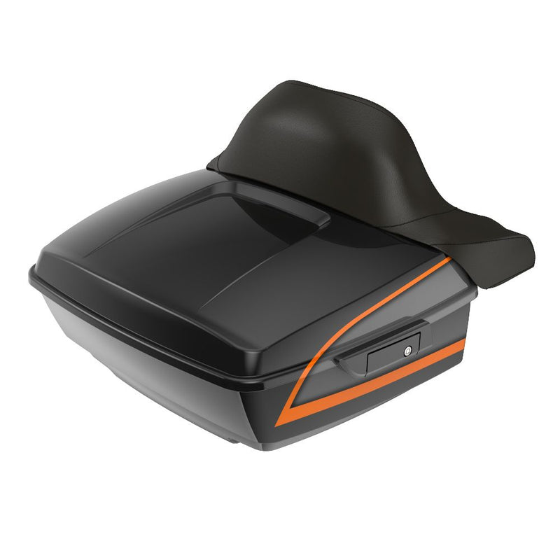 Advanblack APEX RUSHMORE KING Rear Tour Trunk Pack PAD FOR '97-'25 HARLEY TOURING / SOFTAIL