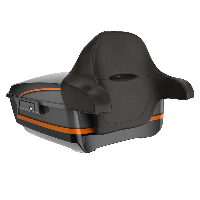 Advanblack APEX RUSHMORE KING Rear Tour Trunk Pack PAD FOR '97-'25 HARLEY TOURING / SOFTAIL