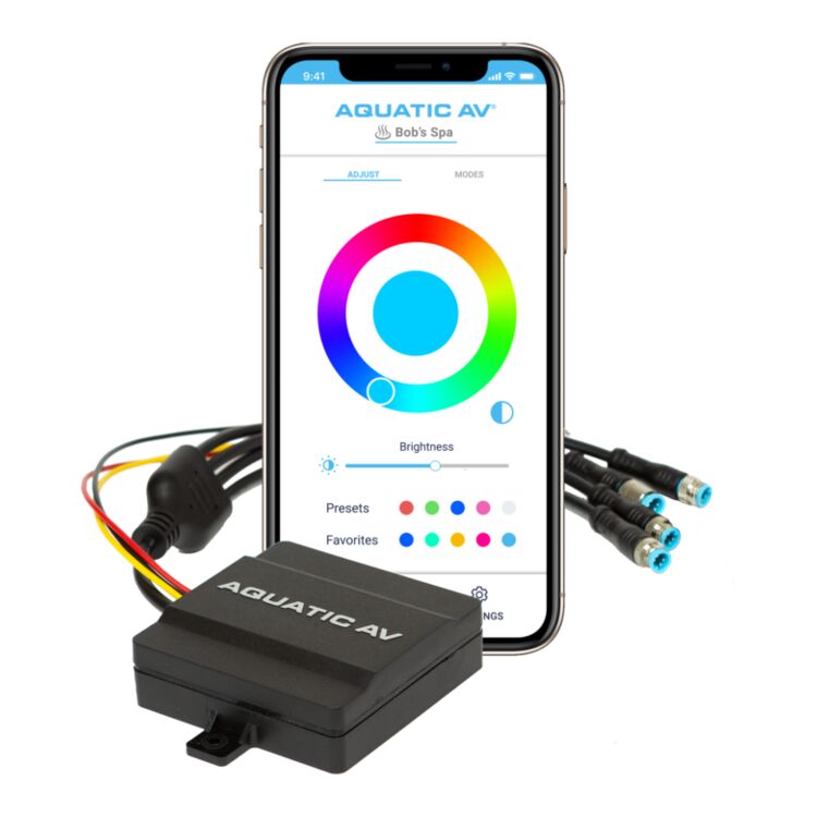 AQUATIC AV Batwing Ultra RGB Speaker & Amp Kit for Harley 14+