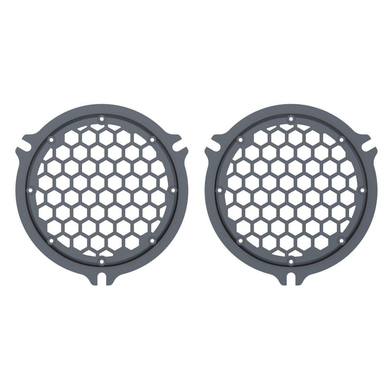Advanblack HEX Speaker Grills Color Matched For 2014+ Electric Glide / Street Glide Inner Fairing