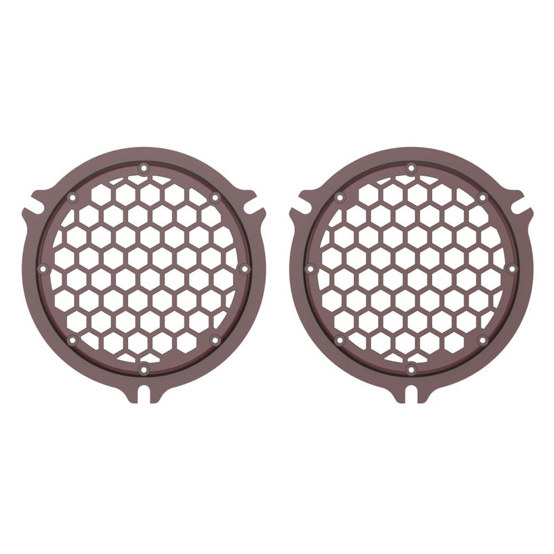 Advanblack HEX Speaker Grills Color Matched For 2014+ Electric Glide / Street Glide Inner Fairing