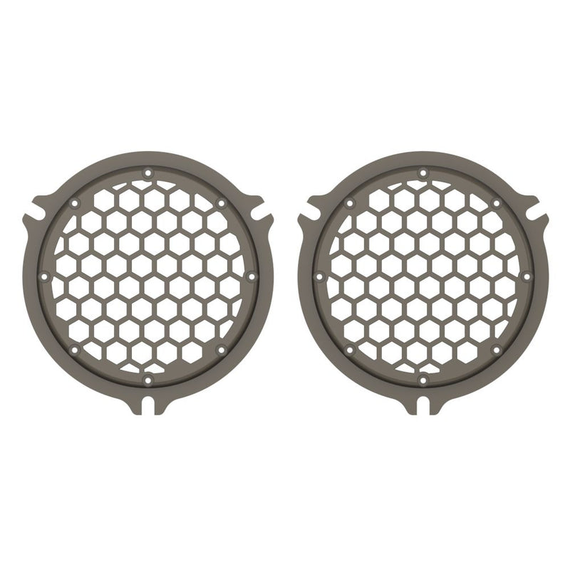 Advanblack HEX Speaker Grills Color Matched For 2014+ Electric Glide / Street Glide Inner Fairing