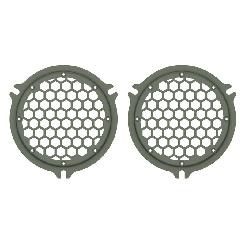 Advanblack HEX Speaker Grills Color Matched For 2014+ Electric Glide / Street Glide Inner Fairing