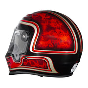 Simpson Outlaw Bandit 3 helmet - Schultz Designs 2026 rear view