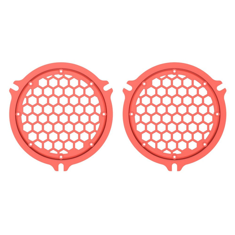 Advanblack HEX Speaker Grills Color Matched For 2014+ Electric Glide / Street Glide Inner Fairing