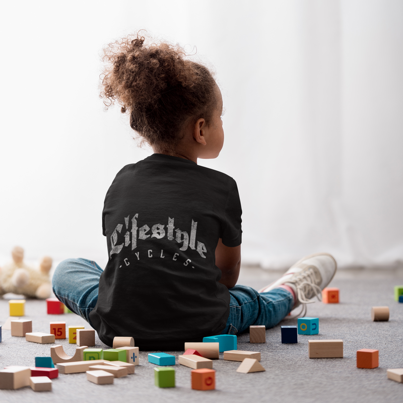 LIFESTYLE CYCLES Youth Gangster Tee Shirt - Black