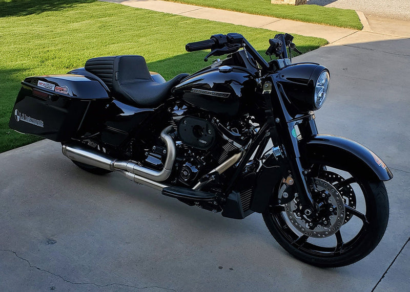 Burns Stainless NhB Exhaust for Twin Cam Baggers