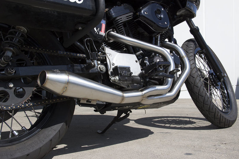 TBR Comp S 2in1 Exhaust Gen 2 Brushed - '86-'03 SPORTSTER