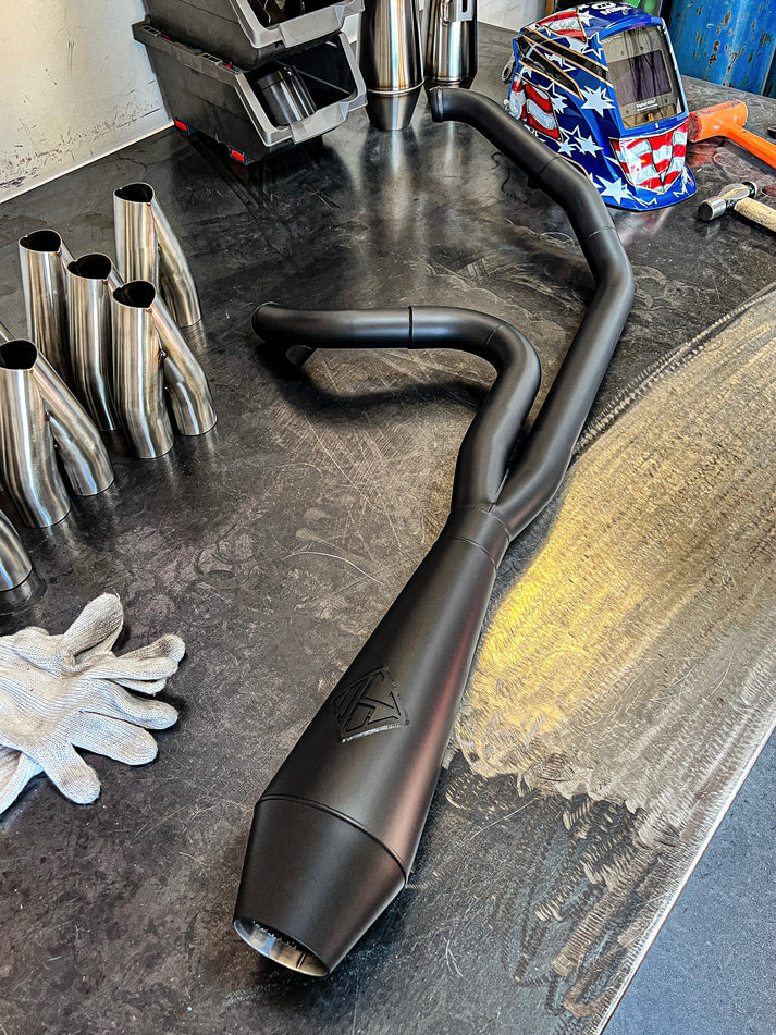 SP Concepts 2-1 Exhaust System - BIG BORE 4.5 - FXR '82-'94