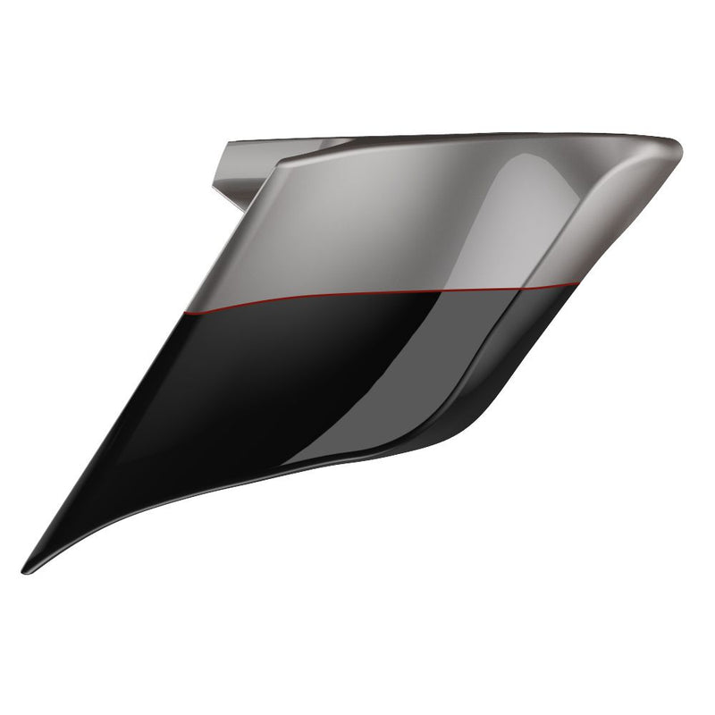 Advanblack Custom Two Tone ABS Stretched Side Cover Panel for 2014-2023 Harley Davidson Touring