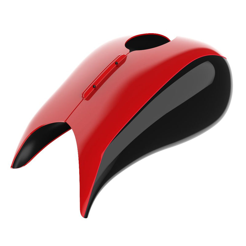 Advanblack Custom Two Tone Stretched Tank Cover for Harley '09-'23 Street Glide & Road Glide & Road King