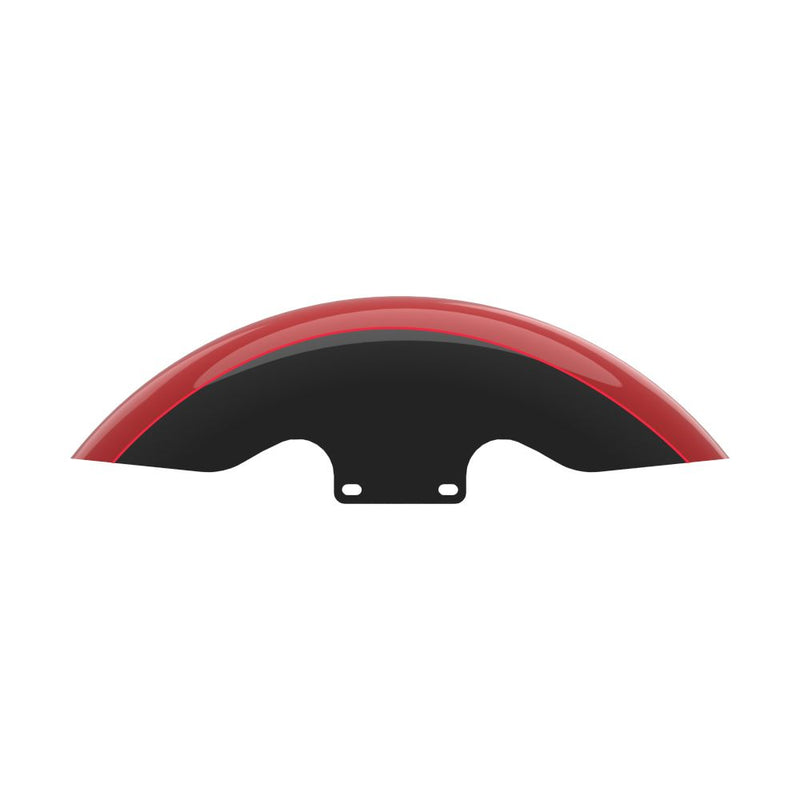 Advanblack Two Tone Holeshot Performance 19inch short front fender for '09-'25 harley touring
