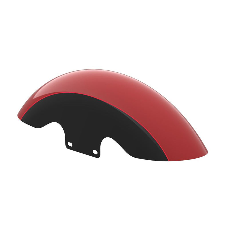 Advanblack Two Tone Holeshot Performance 19inch short front fender for '09-'25 harley touring
