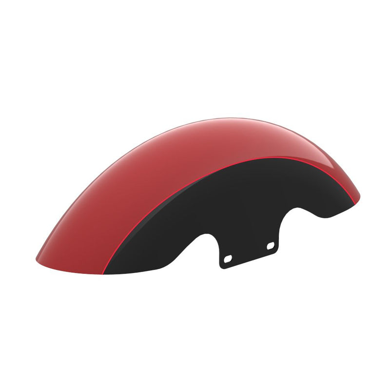 Advanblack Two Tone Holeshot Performance 19inch short front fender for '09-'25 harley touring