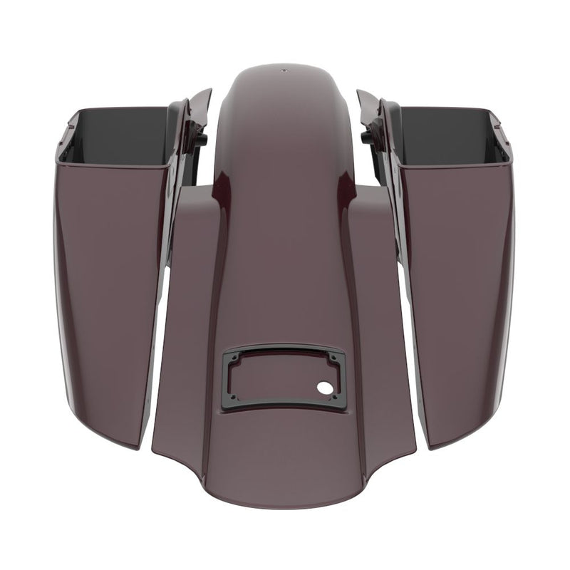Advanblack Color Matched Bagger Boss Down and Out Bagger Kit For 2009-2023 Harley Touring