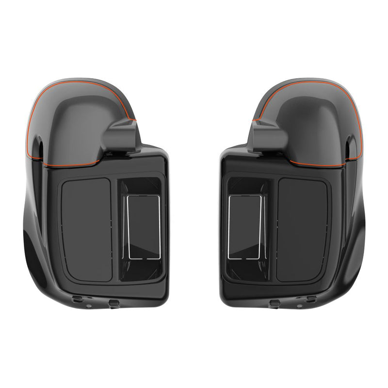 Advanblack Custom Two Tone Rushmore Lower Vented Fairings for 2014-2023 Harley Touring